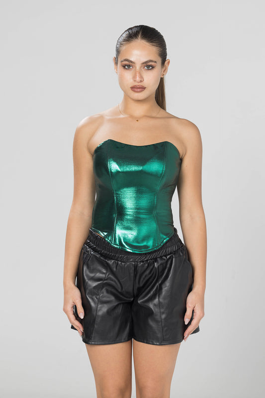 Emerald Envy Corset - Green