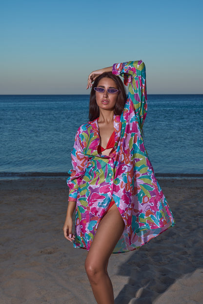 Flowy Kimono - Multicoloured